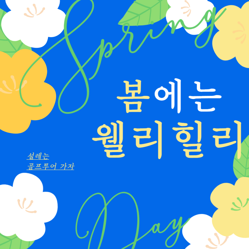 ☆횡성 웰리힐리, 자연 속 힐링을 느끼는 골프☆