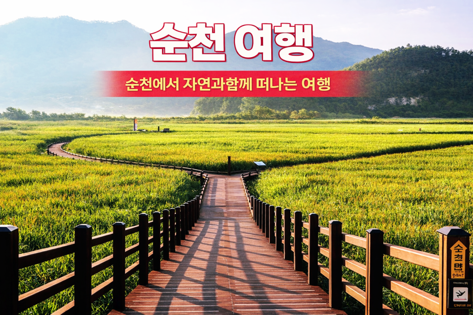 순천에서 하루가 꽉 차는 여행 · 맛집과 관광지 추천