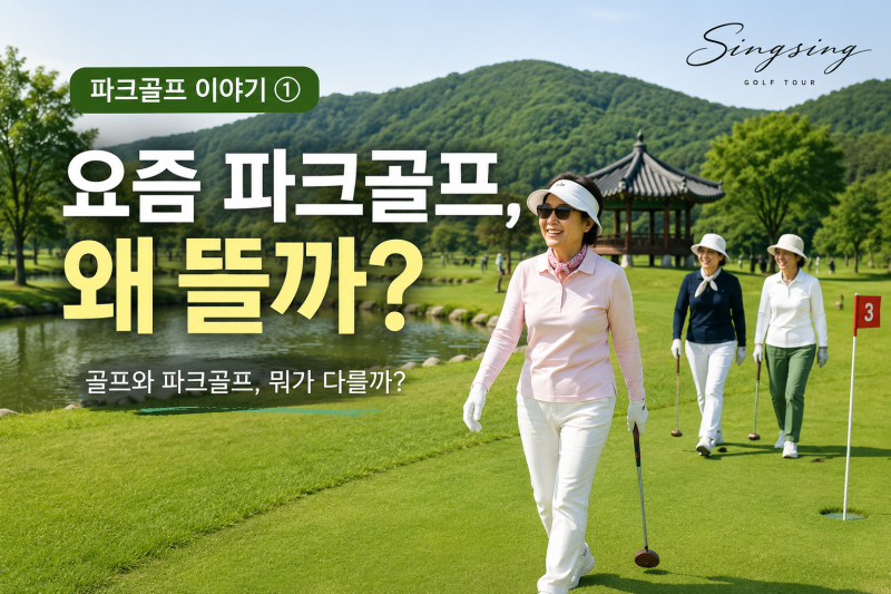골프와 파크골프, 뭐가 다를까?